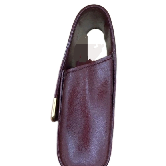 RARE Cartier Bordeaux Burgundy Leather Slim Cigarette Case Multi Pouch (EUC ) - Picture 7 of 9